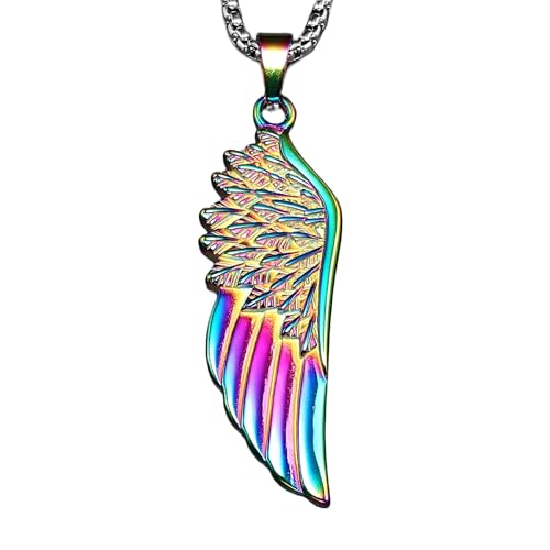 Collier Ange Punk en Argent Sterling 925 ZZHYGM aux Finitions d'Exception