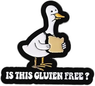 Duck Enamel Pins for Backpacks Cute Stuff for Girl Women Button Pins Bag Charm IS THIS GLUTEN FREE