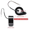 UXELY Electric Scooter Throttle, Finger Throttle, Throttle Accelerator Accessories Replacement Part, Scooter Throttle Thumb Accelerator Compatible with M365 Electric Scooter(Black) #4