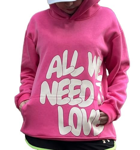 Unisex Y2K Colorful Sweatshirt Hip Hop Letter Print Oversize Hoodie Casual Baggy Harajuku Gothic Pullover Hoodie3