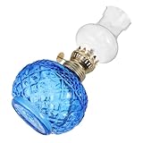 Design vintage unique : la lampe à huile vintage présente un design unique qui ajoute une forte atmosphère rétro à votre salon ou votre chambre, rendant votre maison plus charmante, mèche pour lampe à huile, lampes tempête vintage