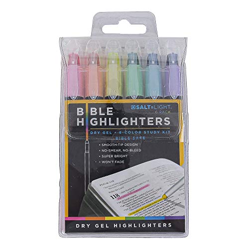 SALT & LIGHT Dry Gel Bible Highlighters, 1 Each of