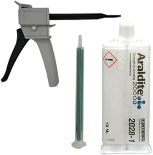 2028-1 UV Stable Fast Setting Transparent Polyurethane (PUR) Adhesive (50ml Full Dispensing Kit)