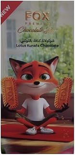 لوح شوكولاتة باللوتس والكنافة من فوكس - 160 جرام