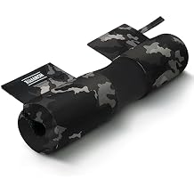 Barbell Pad Built-in Anti-Slide Design for Hip Thrusts, Squats and Lunges, Neck & Shoulder Protective Pad - Fits Standard and Olympic Bars