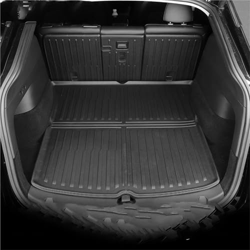 Tapis de coffre Tesla Model Y protection sur mesure en cuir durable - 5