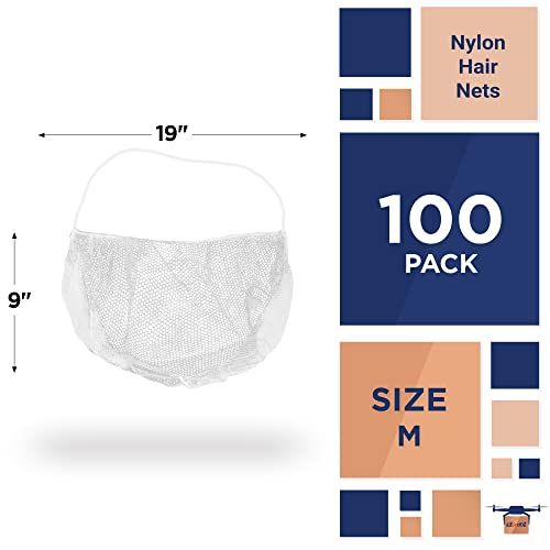 RENACLIPY Comfortable Protective Beard Nets Black Polyester 1Pcs 11.6X7