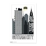 Spreadshirt Batman Gotham City Poster 60x90 cm, One size, 