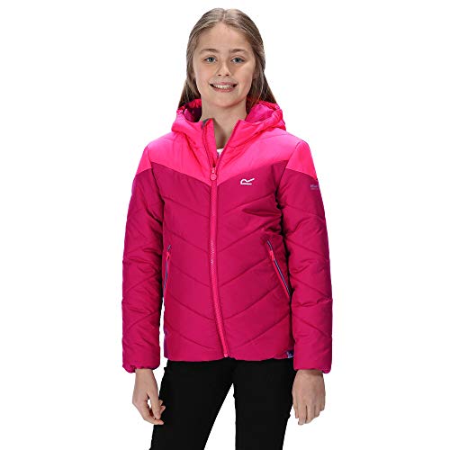 Veste technique à capuche junior Regatta Lofthouse II, blouson rembourré chaud mixte pour enfant