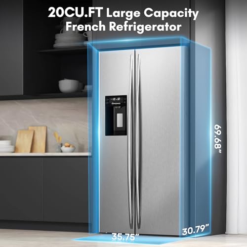 Lhriver F4506S 20 Cu.Ft Side By Side Refrigerator thumb #6