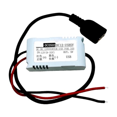 Convertisseur de puissance 12V 5V3A adaptateur USB et module abaisseur DC12V à 5V régulateur