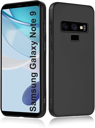 MC WHLZD Hülle für Samsung Galaxy Note 9 6,4 Zoll, Ultra Dünn Handyhülle Weiche TPU Silikon Stoßfest Kratzfest Schutzhülle Hülle Kompatibel mit Samsung Galaxy Note 9, Schwarz