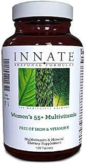 INNATE Response Formulas, Women’s 55+ Multivitamin, Daily Vitamin, Non-GMO, 120 Tablets (60 Servings)