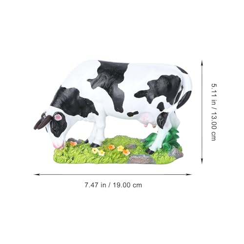 Vache indéformable en résine : la solution déco contre les intempéries - 3
