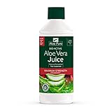 Una mezcla única de Aloe barbadensis filtrada la hoja entera y sin filtrar gel filete interno