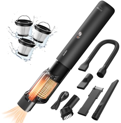 Car Vacuum, Portable Vacuum for Car with 20000PA, 5 in 1 Handheld Car Vacuum Portable Cordless with Flexible Hose, 50 Mins Runtime,3H Type-C Fast Charge, Handheld Vacuum for Car, Home,Cleaning by AutoBot - Used condition - CA$52.67