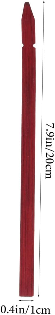 Abaodam 100pcs Blank Bamboo Fortune Telling Sticks Vintage Divination Game for Spiritual Practices and Home Decor Easy to Carry and Store for Family Gatherings and Temples