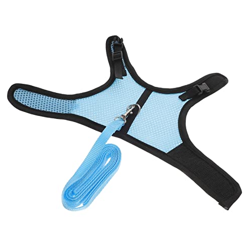 Image of FOMIYES Guinea Pig Harness Leash Set 2 Packs Small Animal Adjustable Pulling Rope Soft Cloth Pet Harness for Guinea Pigs Rabbits Hamsters Indoor Use