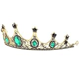 JOINPAYA Tiaras Barrocas para Novia con Gemas de Imitación, Aleación Ligera y Diseño Brillante, Cómoda para Bodas, Fiestas y Compromisos