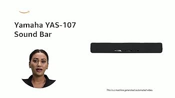 Yamaha YAS -107 Sound Bar (Virtual DTS-X, HDMI, True 4K, Dolby