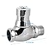 CHEOTIMEUrinal Flush Valve, Brass Hand Pressing Delay Self Closing Bathroom Flushing Valve Toilet Flushing Tool for Home Hotel Public Toilet