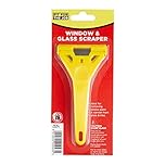 Fit For The Job Window Scraper Glass & Paint Scraper for Quick and Easy Removal of Paint, Adhesive, Stickers and More from Glass, UPVC, Wood and Metal Surfaces, Sticker Remover Razor
