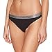 Produktbild Calvin Klein Damen String RADIANT COTTON - THONG, Gr. 34 (Herstellergröße: XS), Schwarz (BLACK 001)