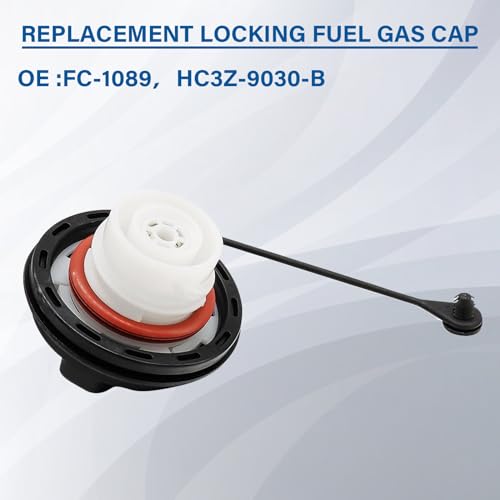 Image of Gas Cap,Fuel Gas Cap Replacement HC3Z-9030-B,FC1089 For 2004-2018 Ford F150 F250 F-350 F-450 F-550,2004-2011 Mercury,2005-2015 Lincoln MKX Mark LT Town Car Zephyr