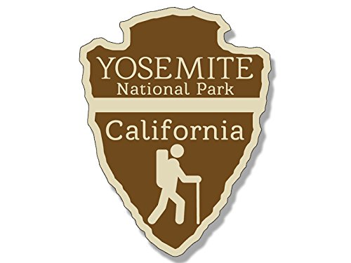 Arrowhead Shaped Yosemite National Park Sticker (yose ca California rv)