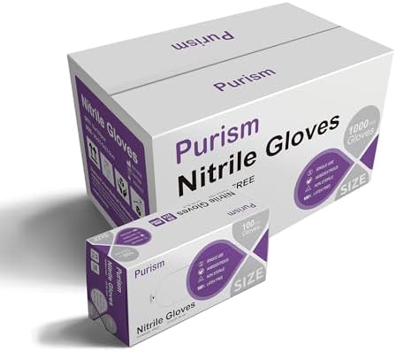 Daddy's Choice Nitrile Gloves 100Pcs 1000 Pcs Disposable Blue, Small/Medium/Large/XLarge, No Latex No Powder