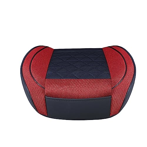 Couvre-siège auto rouge universel en cuir et lin pour un intérieur d'auto et camion élégant