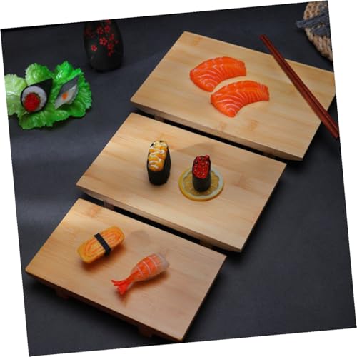 Plato para sushi medio, bandeja para servir comida miniatura 3