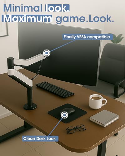 3IDEE Adapter VESA kompatybilny z monitorem Samsung (U32R590, U32R592, U32R594, UR59C, LU32R590 i więcej ...) – w zestawie śruby – 75 x 75 mm