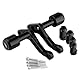 Motorrad Sturzschutz Kompatibel mit 1290 Super Duke R RR 2020 2021 2022 2023 Frame Sliders 1290 superduke R RR Sturzpads Motorradrahmen Absturzsicherung Fallschutz Zubehör Black