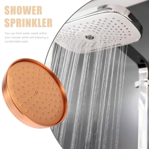 Angoily Duschkopf, Kupfer, Deckenduschkopf, rund, Niederschlag, Duschkopf, Sprühdüse, für Badezimmer, Dusche, Bewässerung, Rot