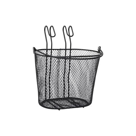 Jetson Electric Bike Front Bicycle Basket, Iron Basket, Jetson Bolt, Bolt Pro, LX10, Axle, J5, J8 and Haze Compatible