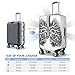 QSMBNET Travel Luggage Cover Lungs Vector Image Spandex Suitcase Protector Washable Baggage Covers Fashion Elastic Scratch-Resistant Luggage Cover Protector Fits 18-32 Inch Luggage