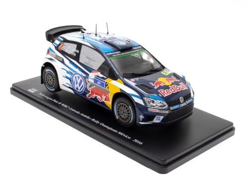 Modelo de auto escala 1:24 OPO 10 compatible Volkswagen Polo R WRC miniatura 6