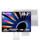Kuycon P20 28.2’’ UHD 4.5K (4500 x 3000) Glossy Monitor, IPS Panel, 99% sRGB, 99% DCI-P3, 10-Bit Colors, 60Hz, 192PPI, HDR, 1500:1, Eye Care, Low Blue Light (Honeycomb - with Stand)