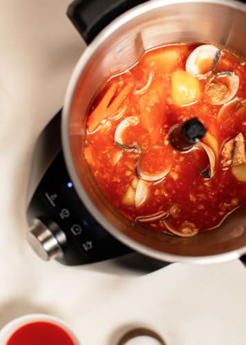 CREATE Chefbot Compact Connect Intelligente multifunctionele keukenmachine met stoommand, inhoud 3,5 l, geïntegreerde weegschaal, 24 automatische programma's, 10 snelheden + turbo-functie, 1200 W - Afbeelding 8