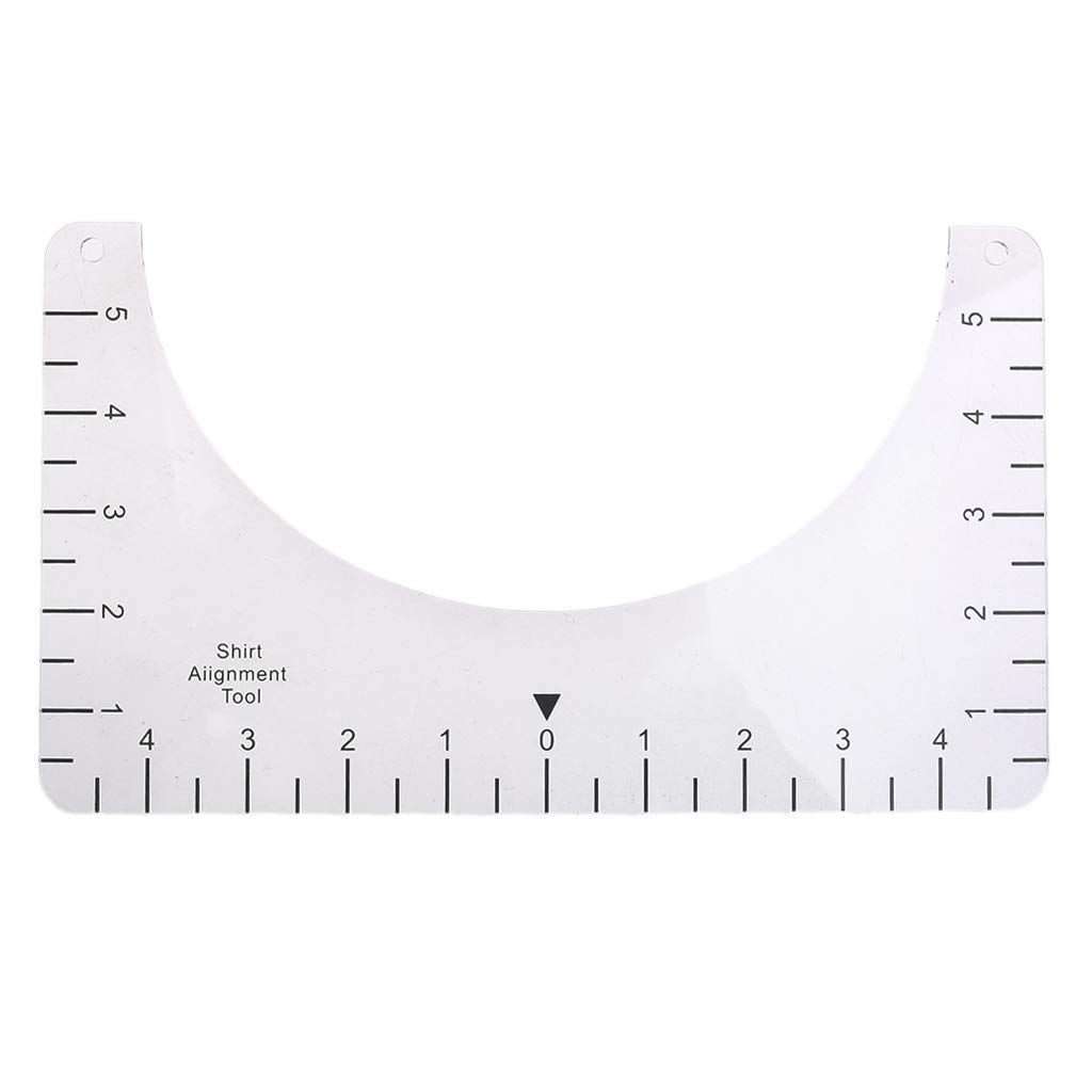 NGCG Single Piece T-Shirt Ruler Guide T-Shirt Ruler Guide Designs On T-Shirt Ruler Guide Size Chart, 18''/10'', 10inch