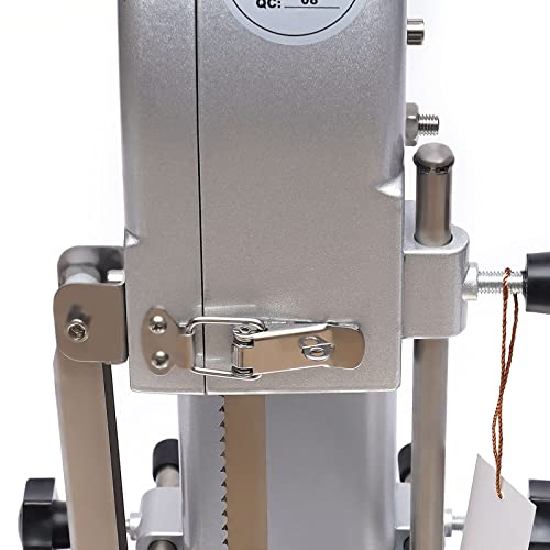 110V Bone Saw Machine, 1500W Electric Frozen Meat Cutter, Thickness Range 10-150Mm, Work Table 14.8X19.7Inch, Sawing Speed 15-19M/S, Equipped With 2 Saw Blades Great For Cutting Pig's Hoof Beef #TOP4