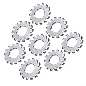 Whychstore Involute Zahnradfräser Set, 8 Stück