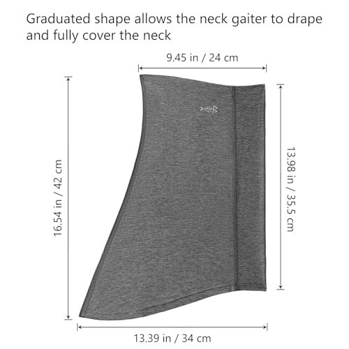 Image of BASSDASH Neck Gaiter Mask UPF 50 Sun Protection for Men & Women, Fishing, Hiking, Outdoor