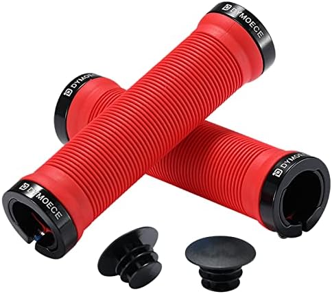 Dymoece Bike Handlebar Grips,Bicycle Handle Grip Ergonomic Design Dual Lock-on for Mountain Bike MTB BMX Foldable Downhill