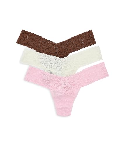 Image of hanky panky - Signature Lace Low Rise Thongs for Women | Lacy Lingerie Underwear | 3 or 5 pack