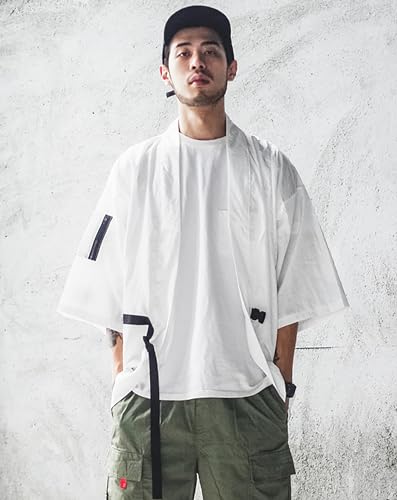 Niepce Inc Japanese Streetwear Lightweight Men's Graphic Kimono Cardigan4