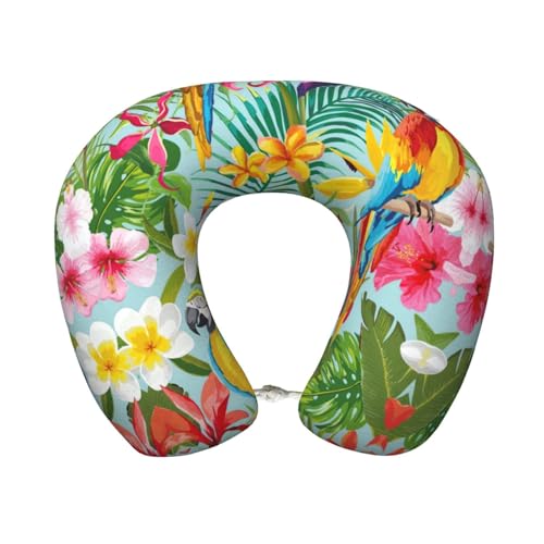 Almohada de poliéster negra ajustable para cuello miniatura 1