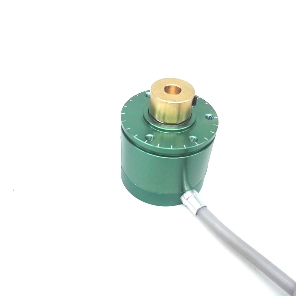 CALT P3036 Im Uhrzeigersinn 0-90° Messbereichs-Winkel-Sensor Hohlwelle Hall-Effekt berührungsloser Absolut-Drehgeber 36.5mm Außendurchmesser (10mm Loch, 0-5V Ausgang)
