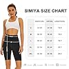 SIMIYA Cycling Shorts for Women, 3 Pack High Waisted Shorts Leggings, Stretchy Gym Shorts Pants for Running Yoga Workout (XL, Black-1) #5